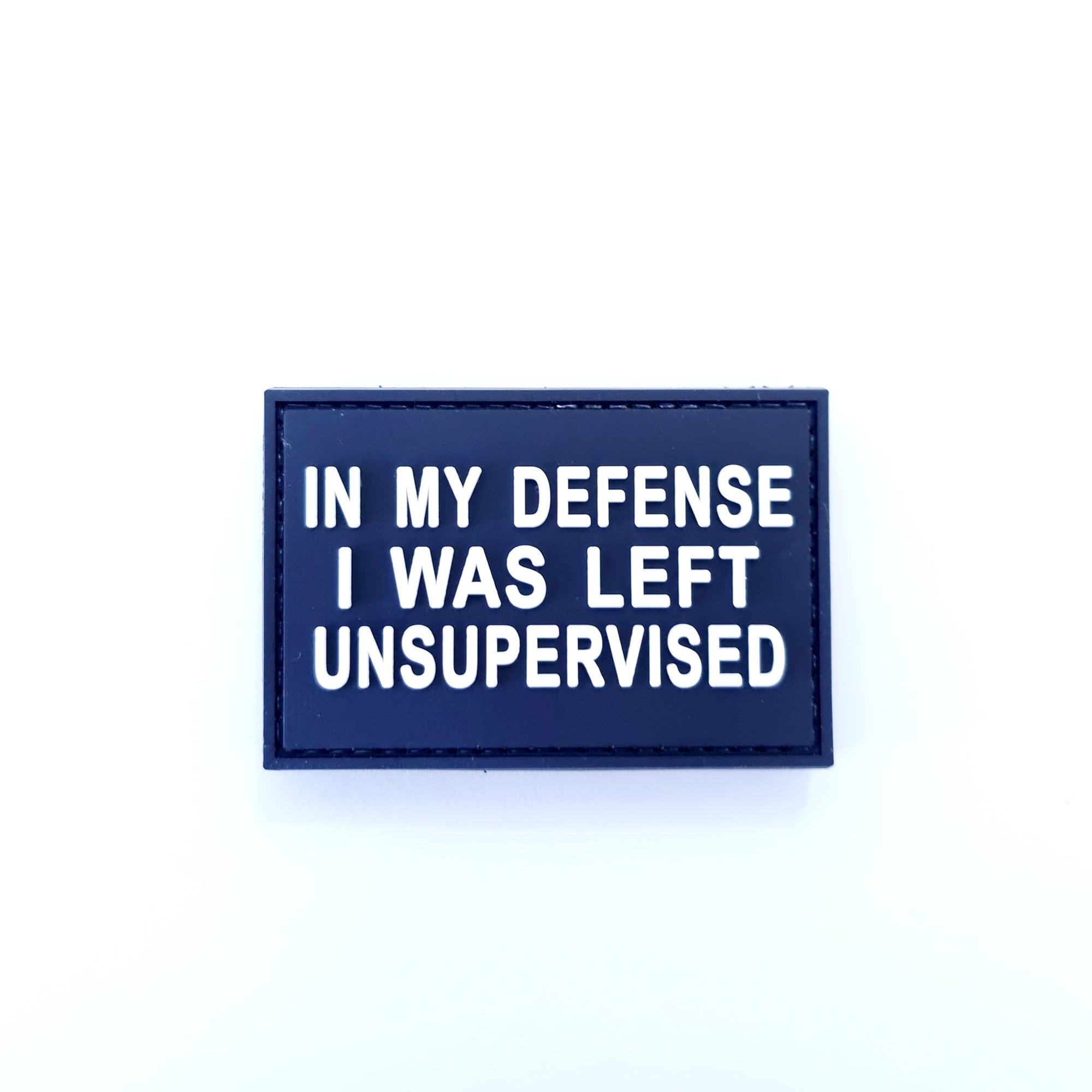 'In my defense' PVC Patch