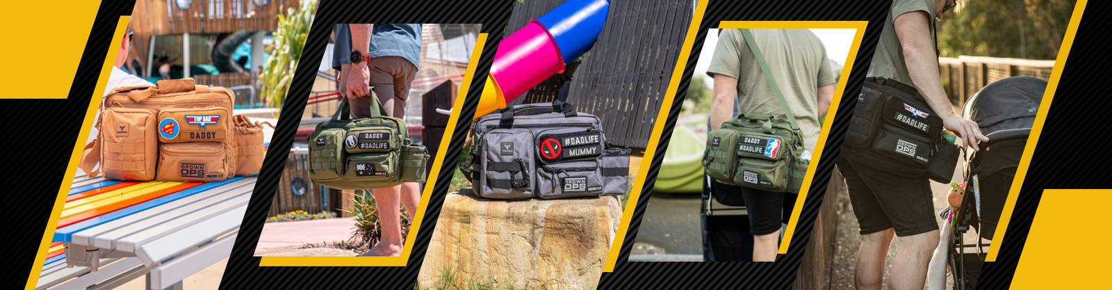 Tacpac recon diaper bags