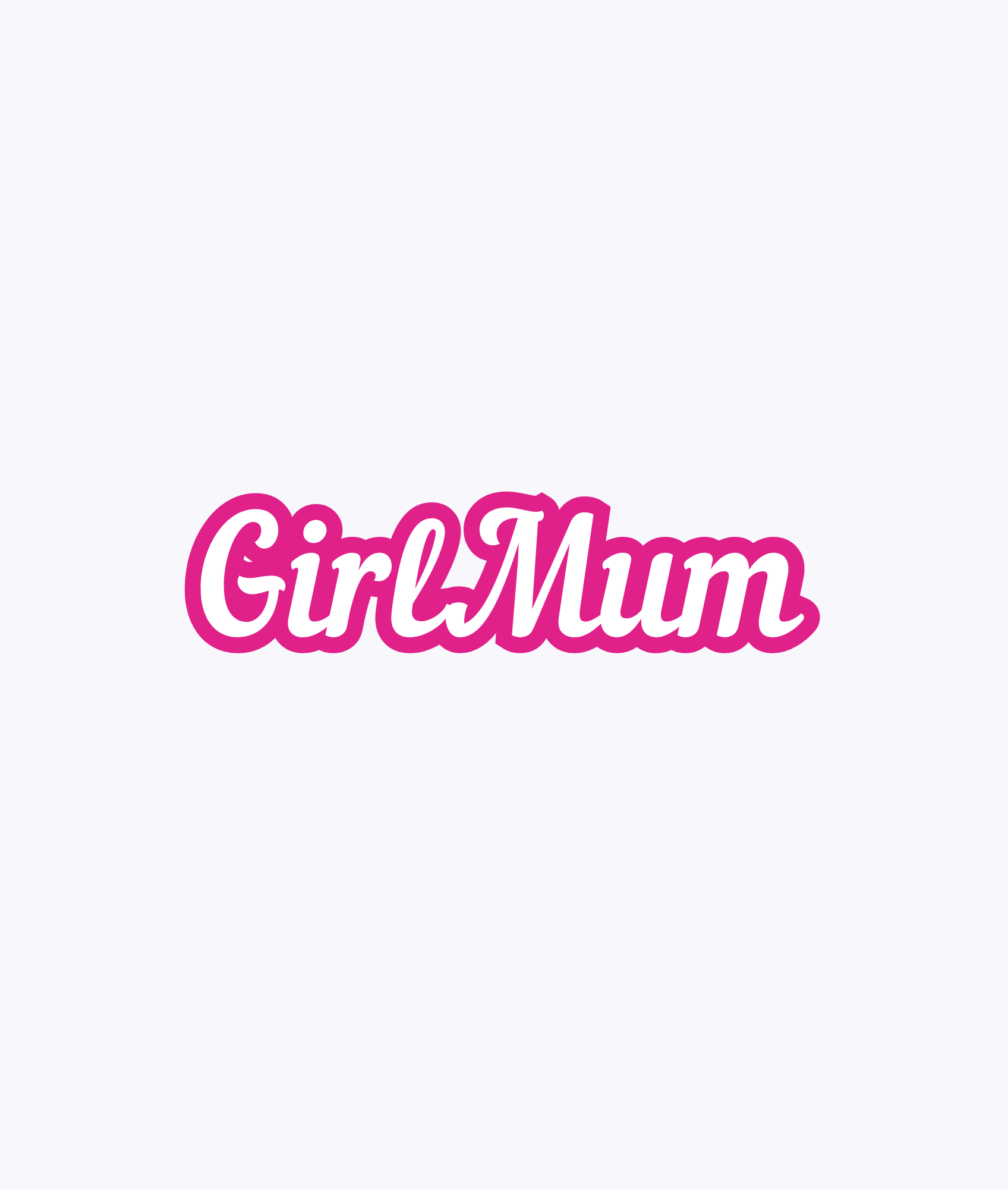 'GirlMum' PVC Patch - COMING SOON