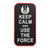 'Keep calm and use the force' PVC Patch