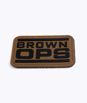 Brown OPS PVC Patch