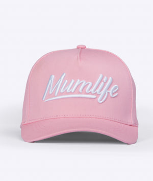 MumLife A-Frame Snapback - Pastel Pink